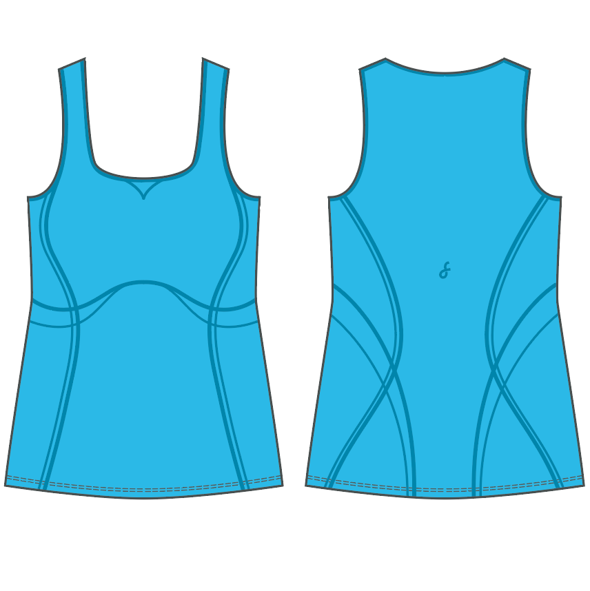 Body Sculpt Long Bra Tank, A-D Cups