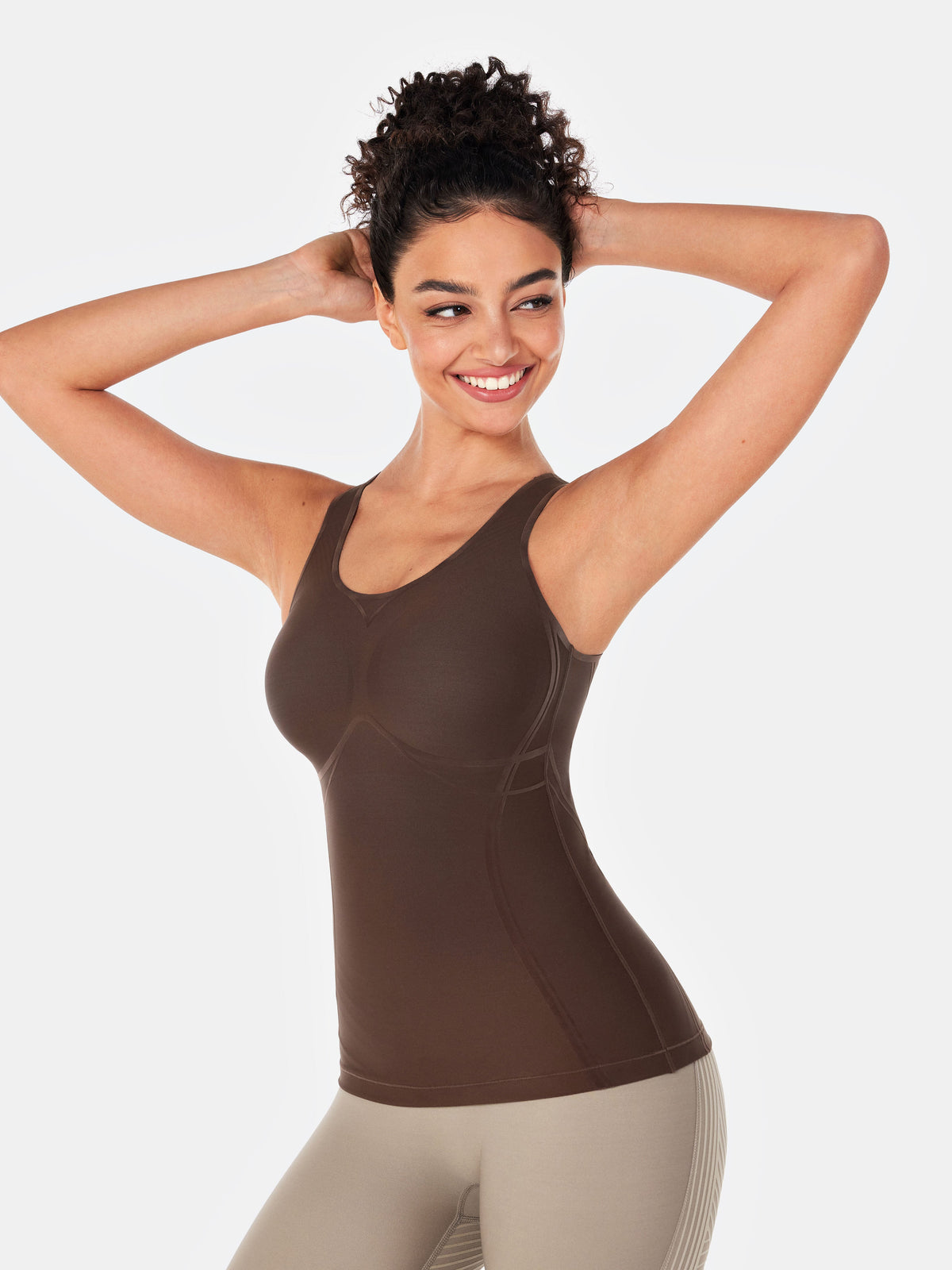 Body Sculpt Long Bra Tank, A-D Cups