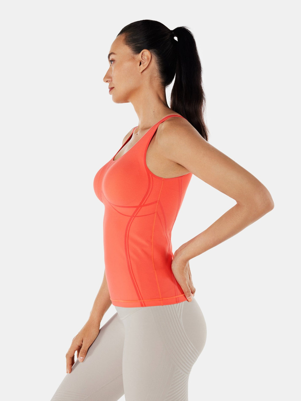 Body Sculpt Long Bra Tank, A-D Cups