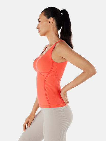 Body Sculpt Long Bra Tank, A-D Cups