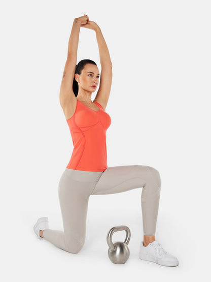 Body Sculpt Long Bra Tank, A-D Cups
