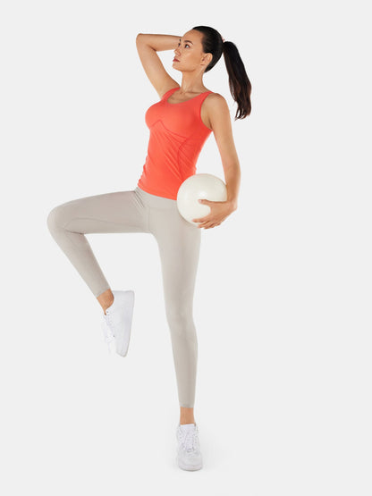 Body Sculpt Long Bra Tank, A-D Cups