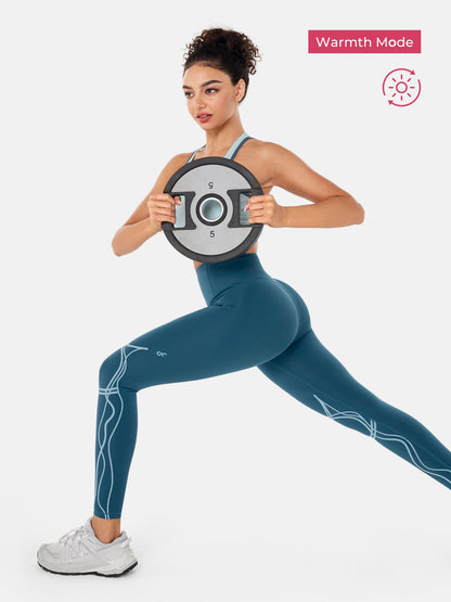 Body Sculpt Two Way Temp Leggings (Reversible Wear)