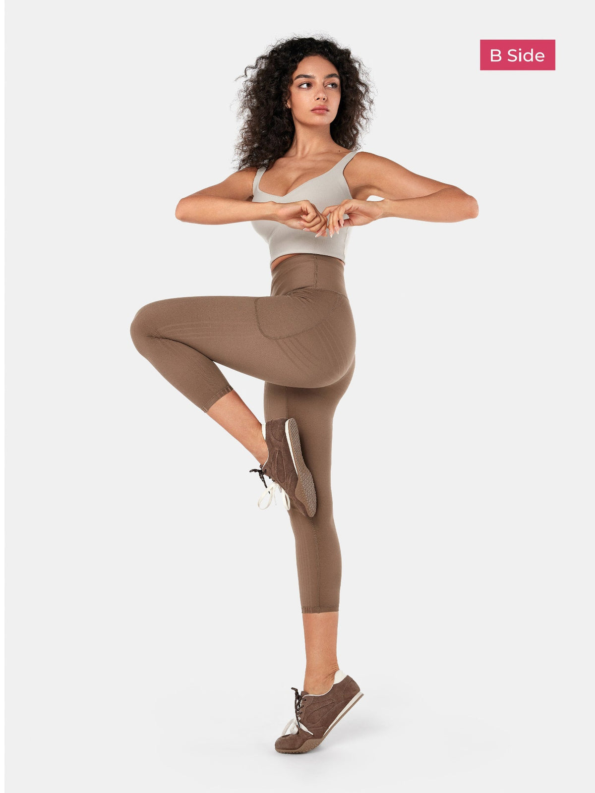 PowerBand Resistance 7/8 Leggings (Reversible Wear)
