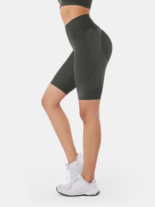 Body Sculpt Side Pocket 9" Biker Shorts (Reversible Wear)