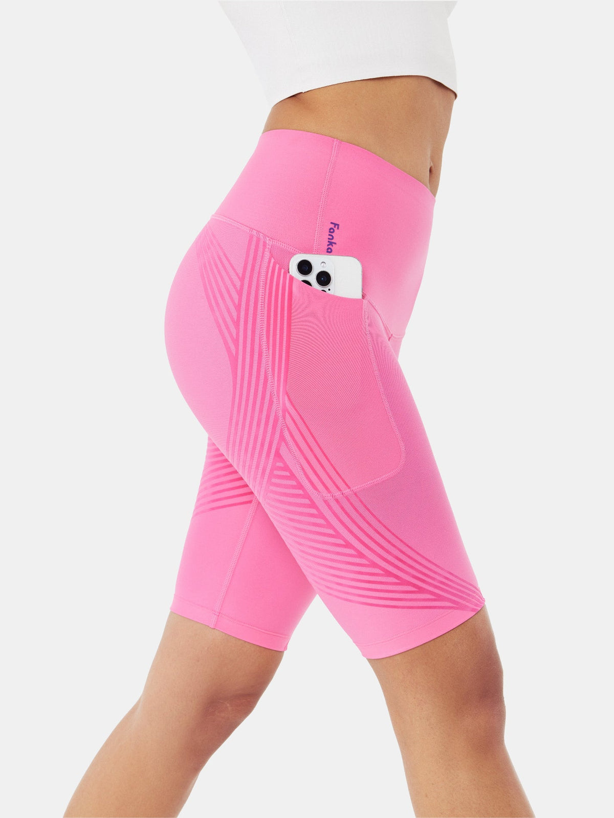 Body Sculpt Side Pocket 9" Biker Shorts (Reversible Wear)
