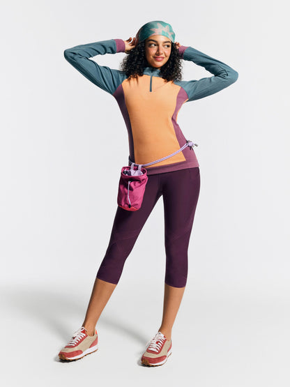 Body Sculpt Side Pocket Capri Leggings