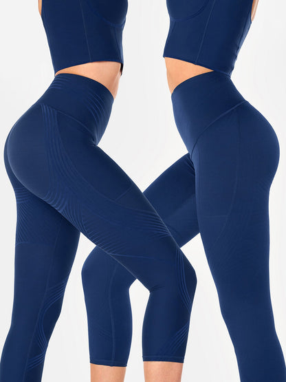 Body Sculpt Side Pocket Capri Leggings 2.0 (Reversible Wear)