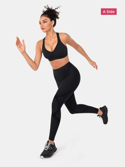 Body Sculpt Side Pocket Leggings 2.0 (Reversible Wear)