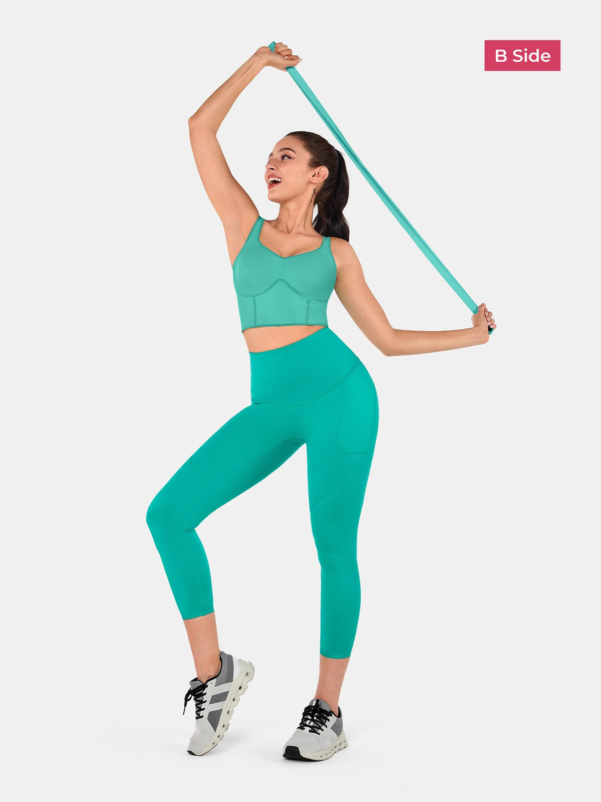 Body Sculpt Side Pocket 7/8 Leggings 2.0 (Reversible Wear)