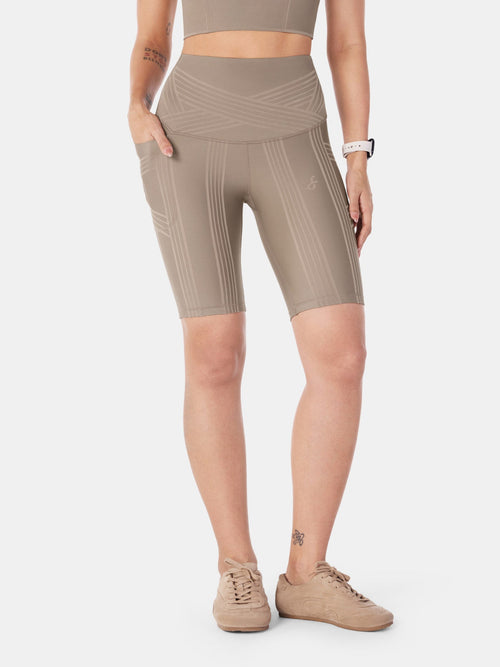 PowerBand Resistance 9" Biker Shorts (Reversible Wear)