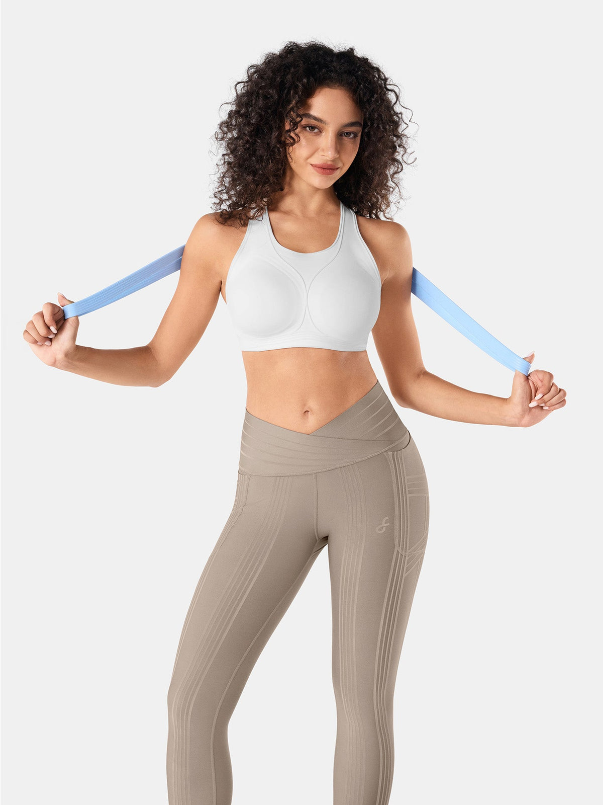 PowerBand Resistance V-Waist Leggings (Reversible Wear)