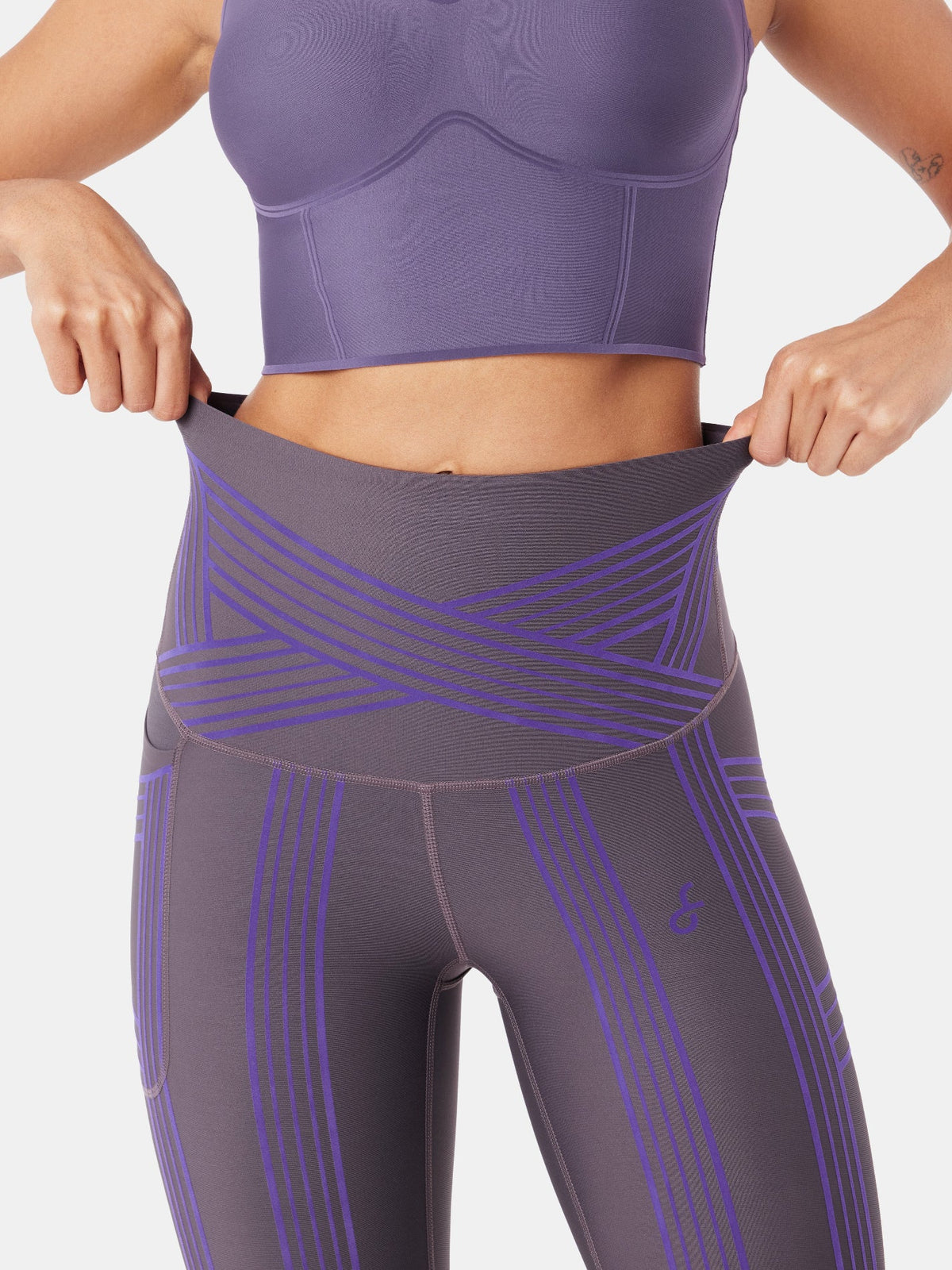 PowerBand Resistance Leggings (Reversible Wear)